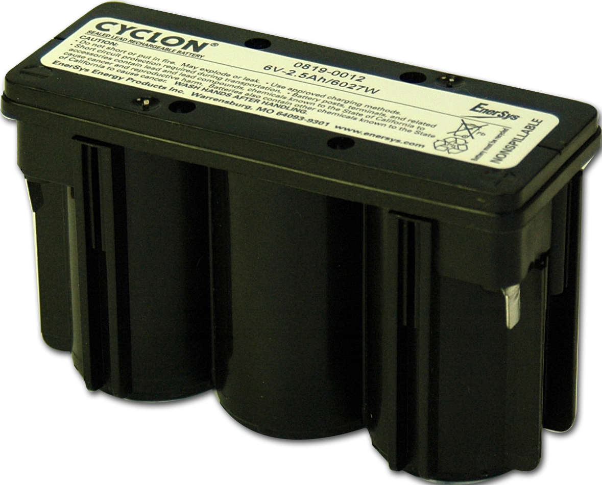 Batería 6V 2.5Ah para incubadora Ameda DRÄGER